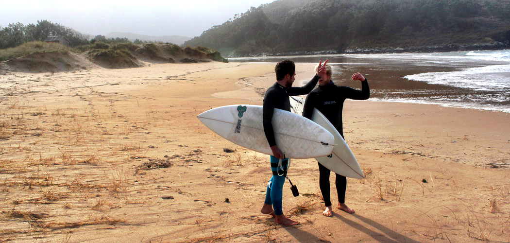 Surfen in Galicien